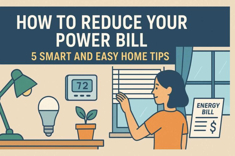 5 Things That Affect Your Power Bill and How to Reduce It