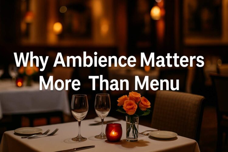 Ambience Over Menu Fine Dining in Lansing, MI Experience