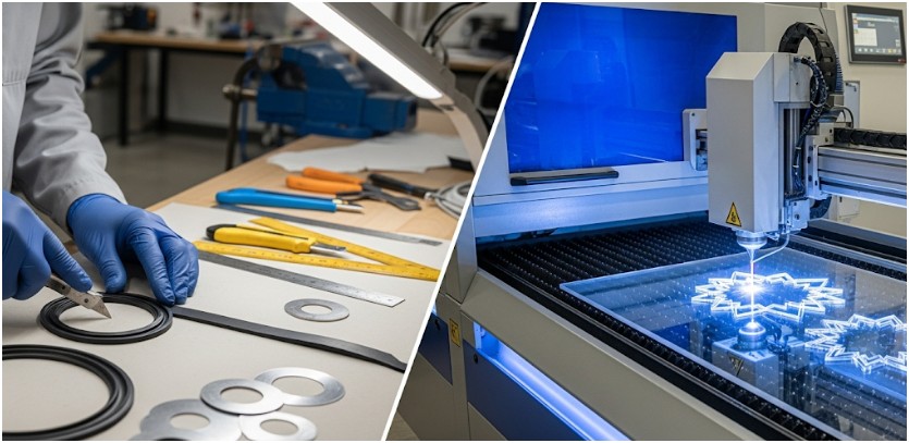 Manual vs. Automated Cutting for Custom Seals