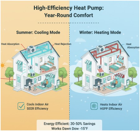 High-Efficiency Heat Pumps