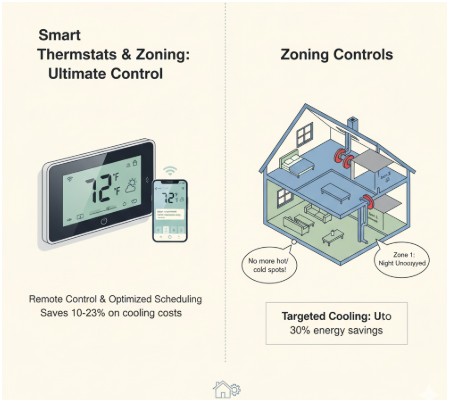 Smart Thermostats and Zoning Controls