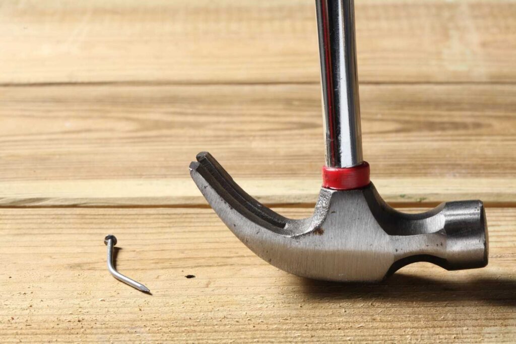 Flat Pry Bar and Claw Hammer