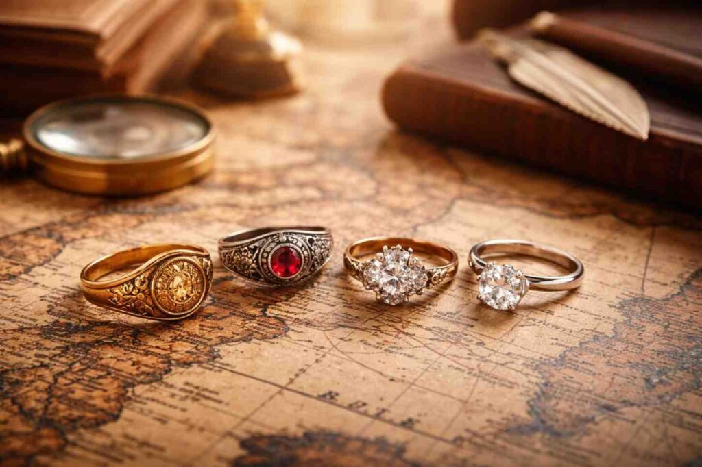 The Historical Evolution of Rings